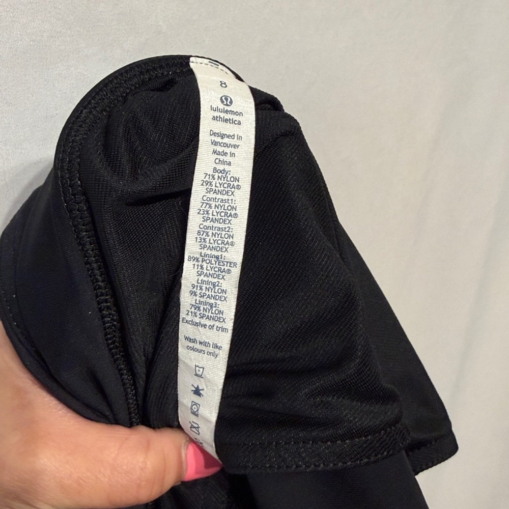 Lululemon Trail Bound Short Black Size 8 - Picture 7 of 7
